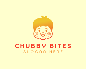 Happy Chubby Boy logo design