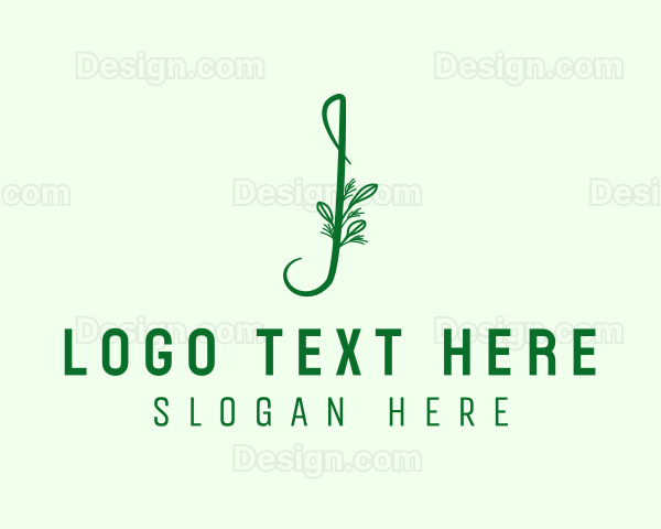 Natural Elegant Letter I Logo