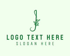 Natural Elegant Letter I logo