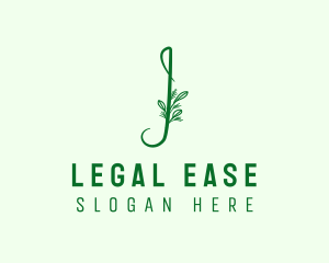 Natural Elegant Letter I Logo