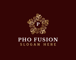 Premium Flower Royal logo design