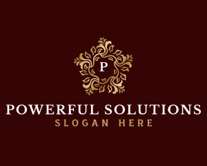 Premium Flower Royal logo design