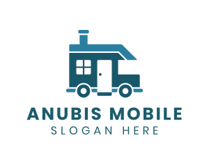 Blue House Vehicle logo design