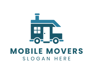 Blue House Vehicle logo design