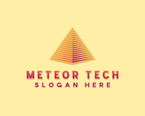 Pyramid Tech Developer logo design