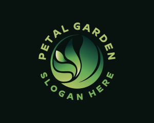 Organic Farm Plant logo design