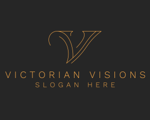 Minimalist Letter V Company logo design