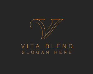 Minimalist Letter V Company logo design