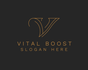 Minimalist Letter V Company logo design