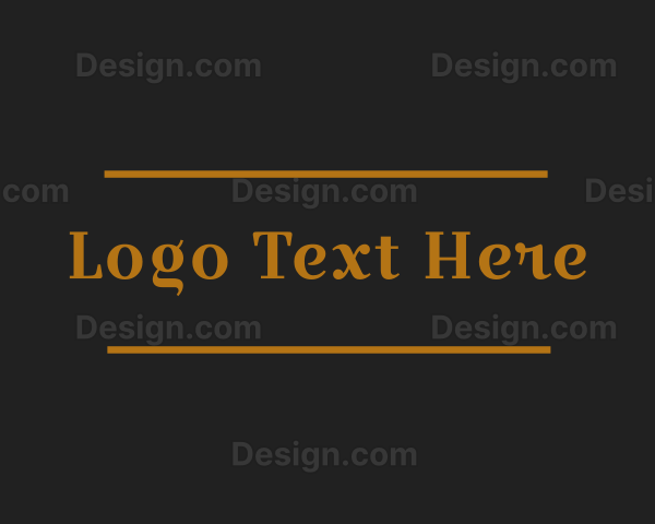 Simple Elegant Signage Logo