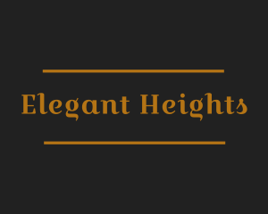 Simple Elegant Signage logo design