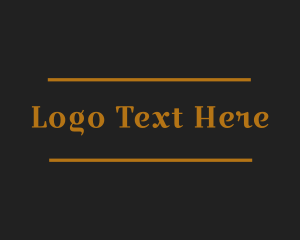 Classical - Simple Elegant Signage logo design