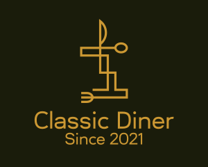 Gold Cutlery Diner logo