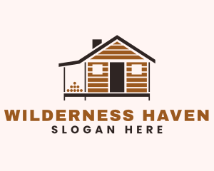 Rustic Wooden House logo