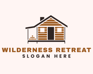 Rustic Wooden House logo