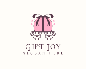 Ribbon Gift Carriage logo design