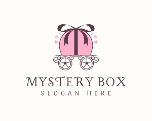 Ribbon Gift Carriage logo design