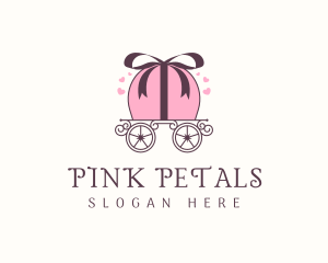 Ribbon Gift Carriage logo design