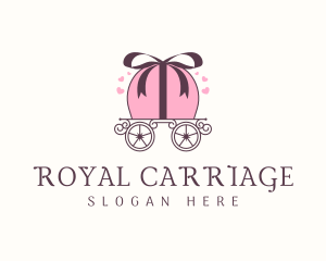 Ribbon Gift Carriage logo design