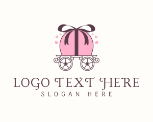 Gift - Ribbon Gift Carriage logo design
