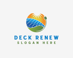 Solar Panel Energy logo design