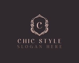 Chic Floral Beauty logo design