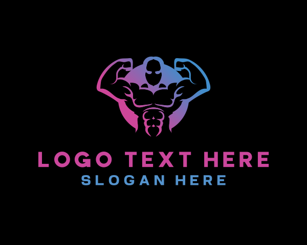 Neon logo example 1