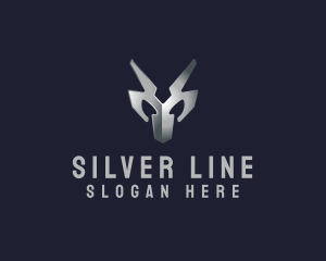 Metallic Silver Mask logo