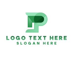 Agency Logistic Letter P logo