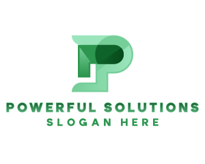 Agency Logistic Letter P logo design