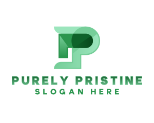 Agency Logistic Letter P logo design