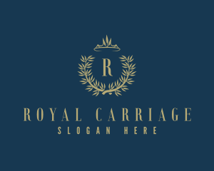 Royal Wreath Crown  logo design