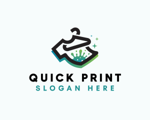 Shirt Printing Splash logo design