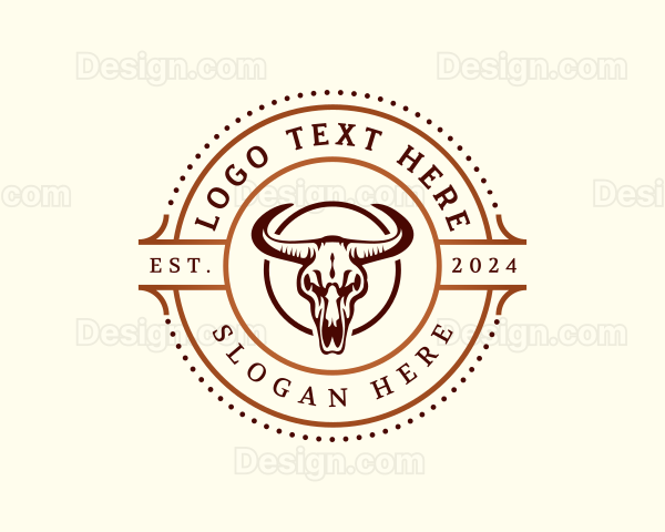 Bull Skull Ranch Logo