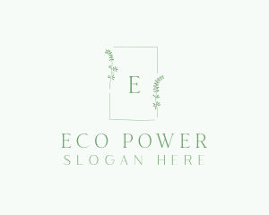 Natural Wedding Frame  logo design