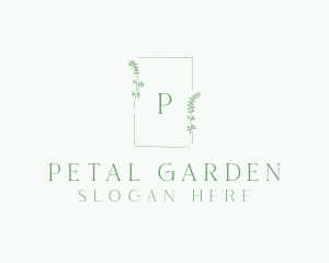 Natural Wedding Frame  logo design