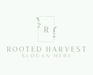 Natural Wedding Frame  logo design