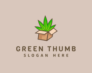 Weed Hemp Package logo design