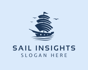 Sea Ship Sailing logo