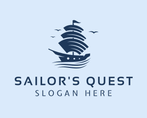 Sea Ship Sailing logo