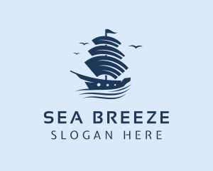 Sea Ship Sailing logo