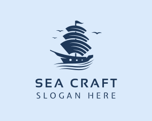 Sea Ship Sailing logo