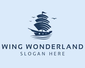 Sea Ship Sailing logo