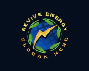 Sustainable Energy Lightning logo design