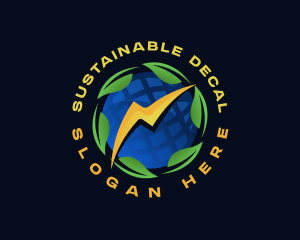 Sustainable Energy Lightning logo design