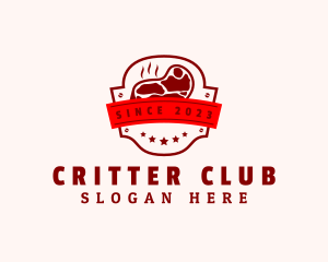 Steak Grill Butcher logo design