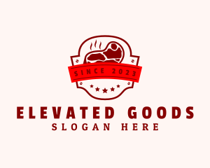 Steak Grill Butcher logo design