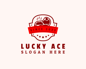 Steak Grill Butcher logo design