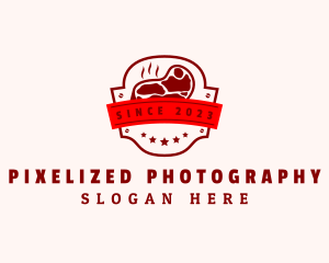 Steak Grill Butcher logo design