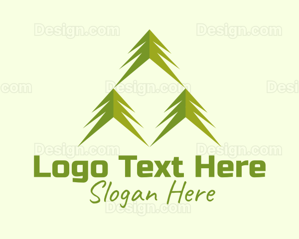 Palm Tree Forestry Logo